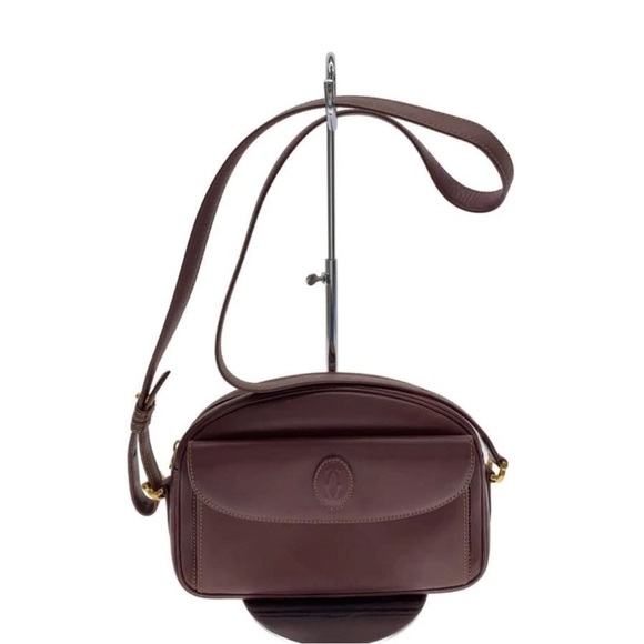 Cartier Brown Leather Crossbody Bag - Picture 1 of 9